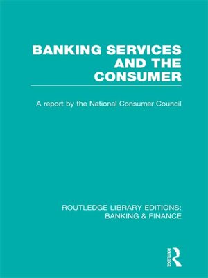 cover image of Banking Services and the Consumer (RLE